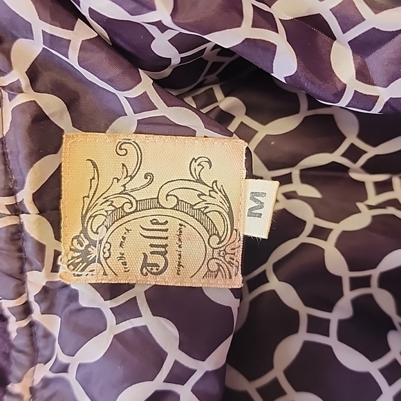 Deep Purple Tulle Coat - Picture 5 of 7